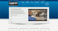 Desktop Screenshot of cygnetstamping.com